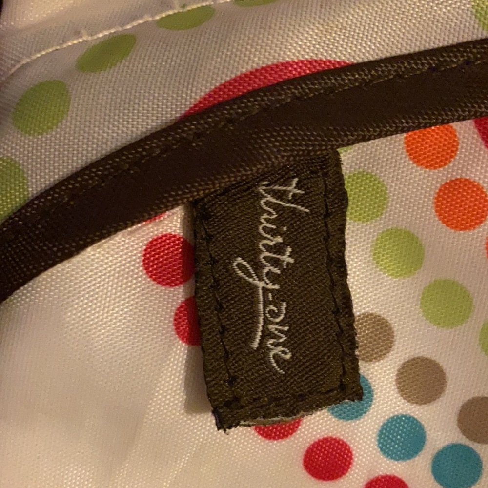 Thirty-One Drawstring Bag - Circle Spirals - image 4